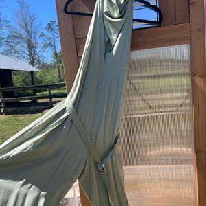 NICHOLAS Green Flowy Jumpsuit for Effortless Style